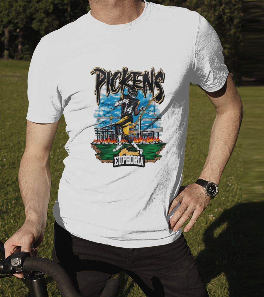 Pickens Planet Euphoria Pittsburgh Steelers NFL T-Shirt