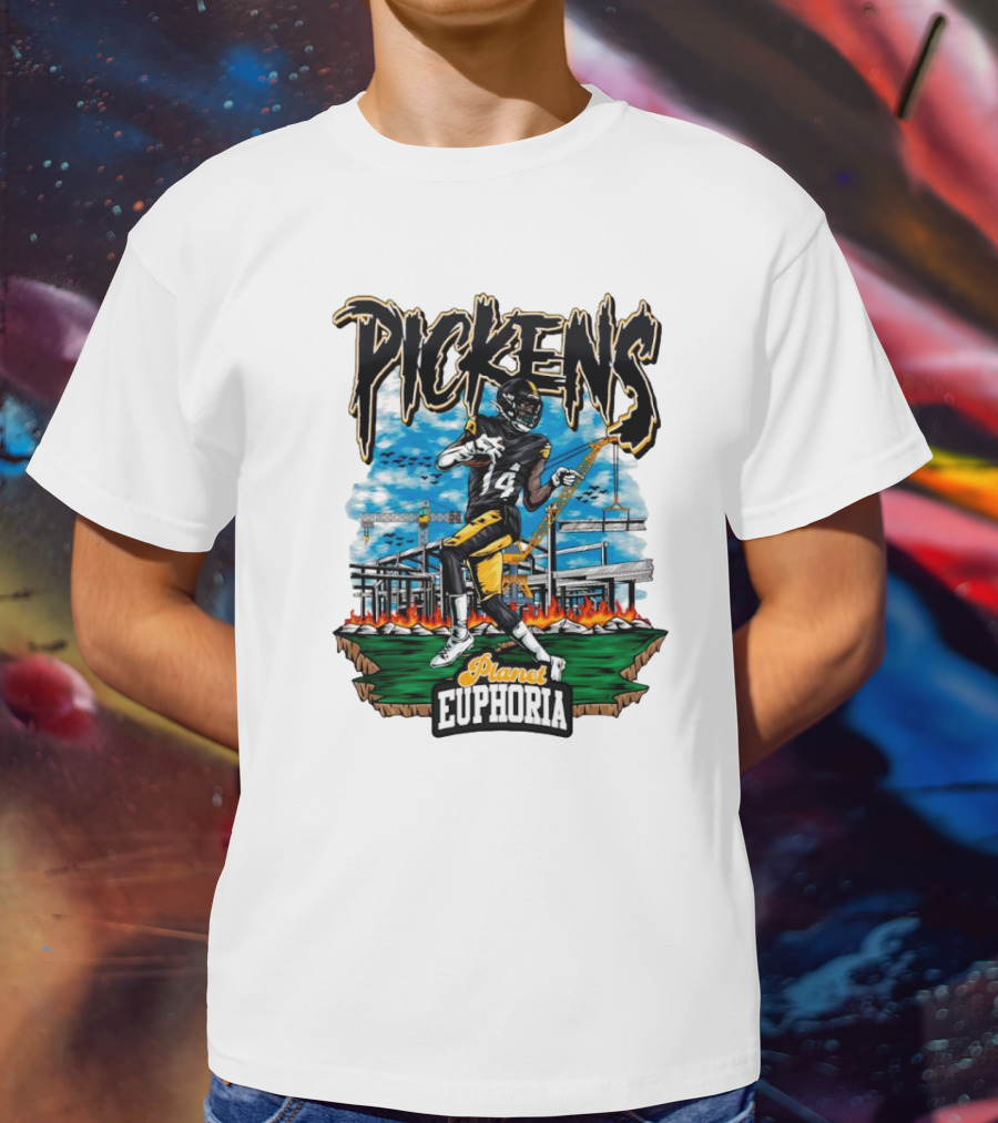 Pickens Planet Euphoria Pittsburgh Steelers NFL T-Shirt