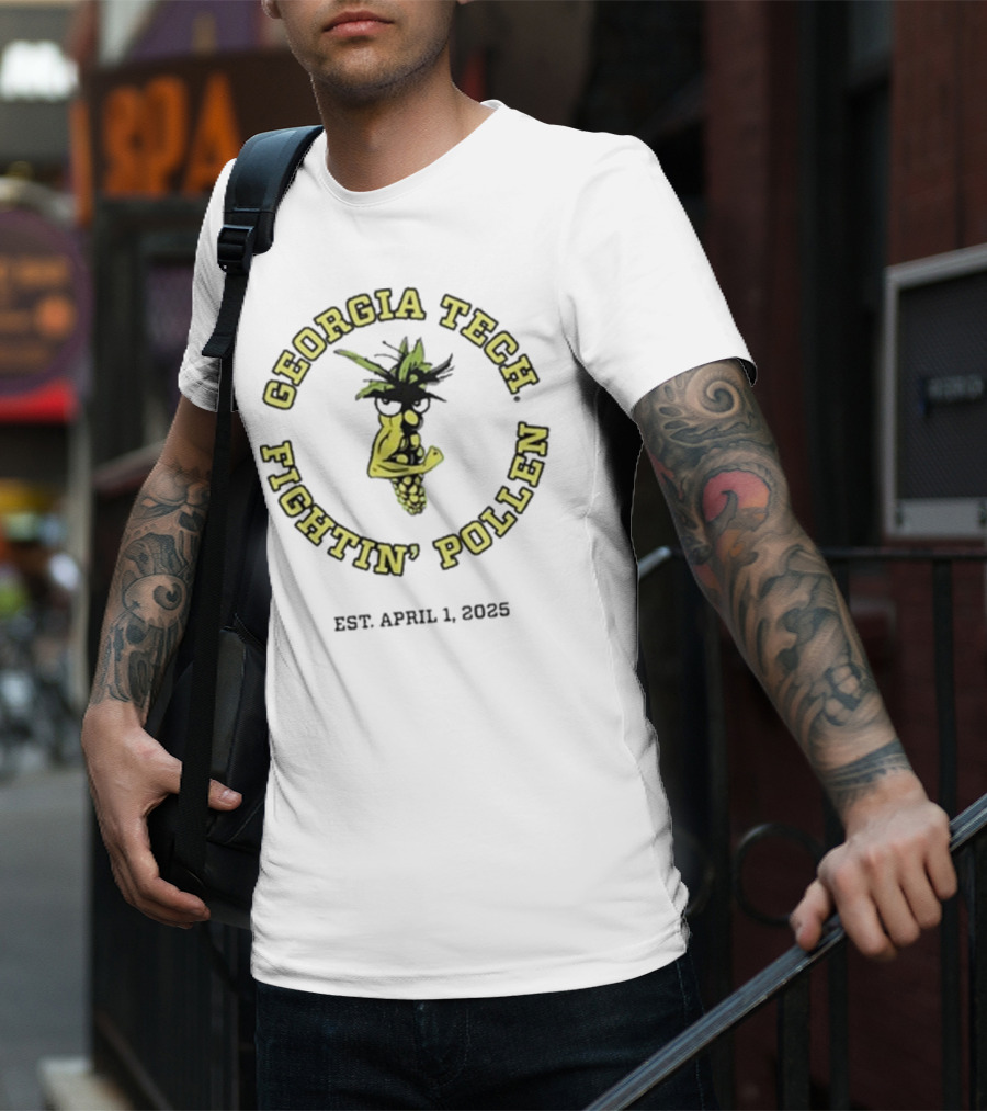 Georgia Tech Fightin Pollen XS AP 1 2025 T-Shirt