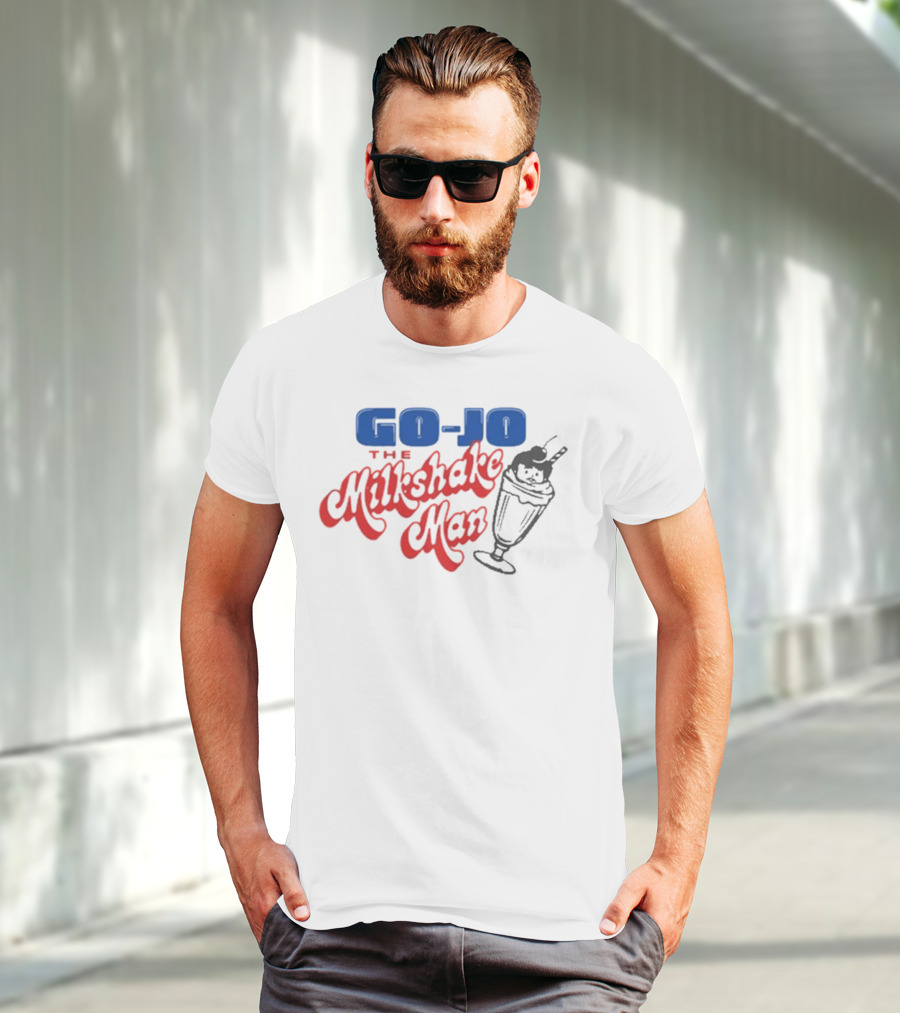 Go Jo The Milkshake Man Retro Style Beverage Lover T-Shirt