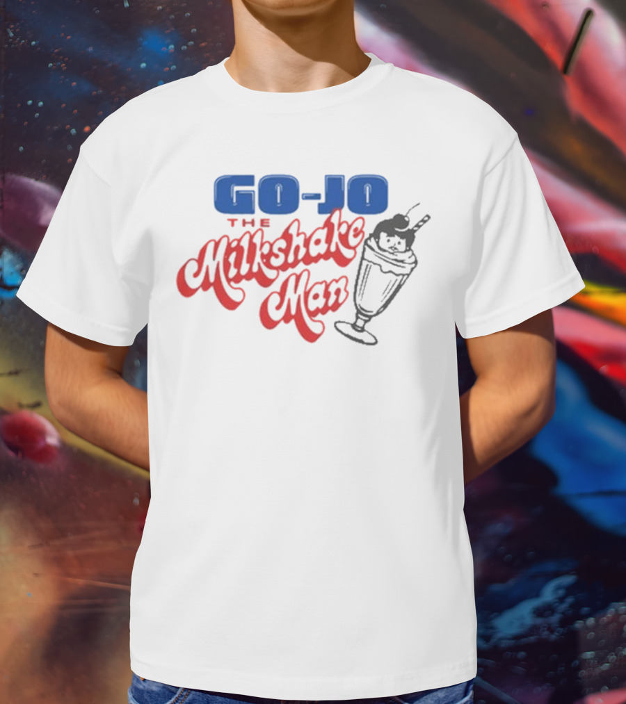 Go Jo The Milkshake Man Retro Style Beverage Lover T-Shirt