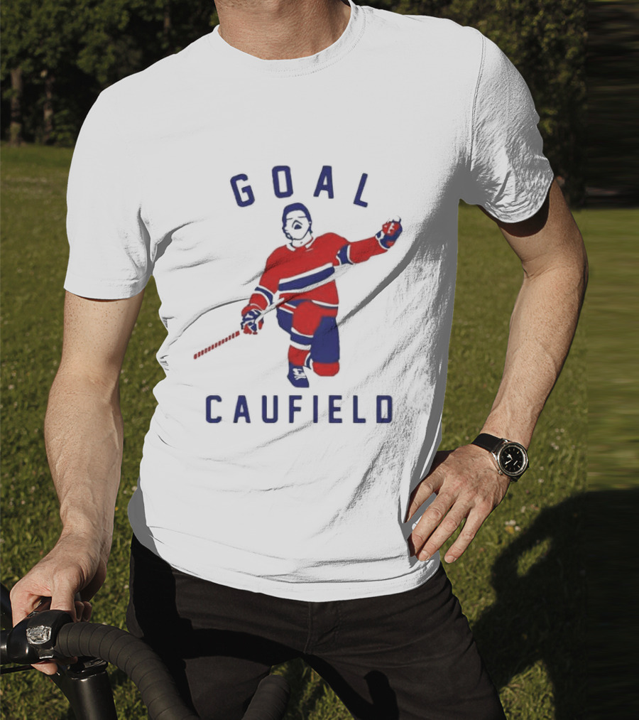 Goal Caufield Hockey Player Celebration T-Shirt